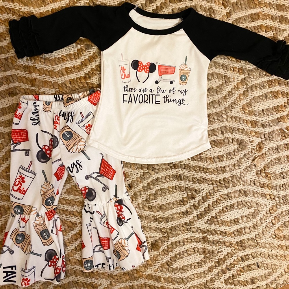 3-6m. Custom made. “These are a few of my favorite things”